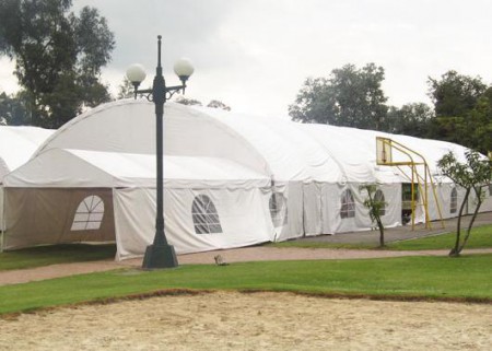 Carpa hangar tunel